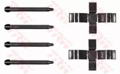 Комплектующие, колодки дискового тормоза TRW купить