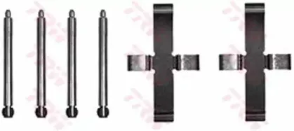 Комплектующие, колодки дискового тормоза TRW купить