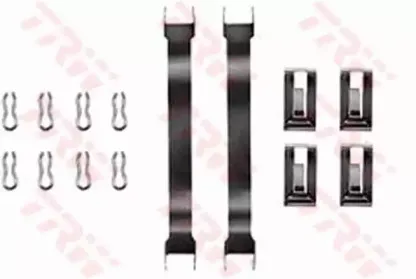 Комплектующие, колодки дискового тормоза TRW купить