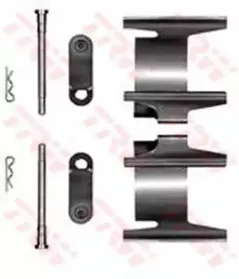 Комплектующие, колодки дискового тормоза TRW купить