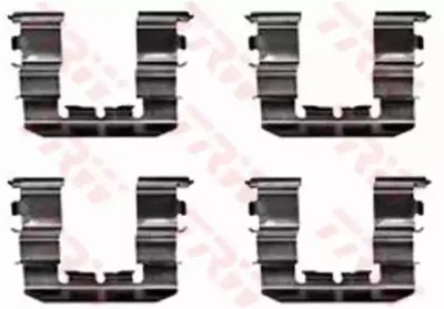 Комплектующие, колодки дискового тормоза TRW купить