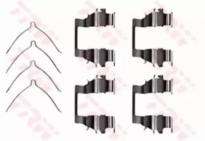 Комплектующие, колодки дискового тормоза TRW купить