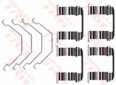 Комплектующие, колодки дискового тормоза TRW купить