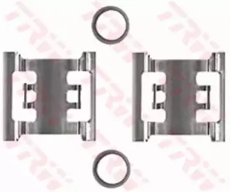 Комплектующие, колодки дискового тормоза TRW купить