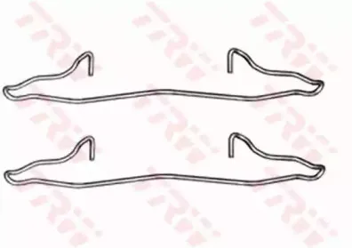 Комплектующие, колодки дискового тормоза TRW купить