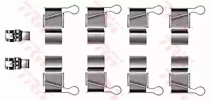 Комплектующие, колодки дискового тормоза TRW купить