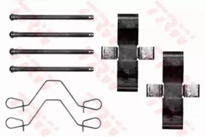 Комплектующие, колодки дискового тормоза TRW купить