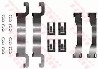 Комплектующие, колодки дискового тормоза TRW купить