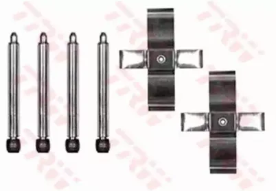 Комплектующие, колодки дискового тормоза TRW купить