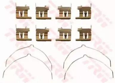 Комплектующие, колодки дискового тормоза TRW купить