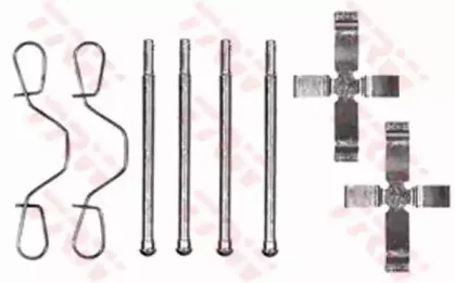 Комплектующие, колодки дискового тормоза TRW купить