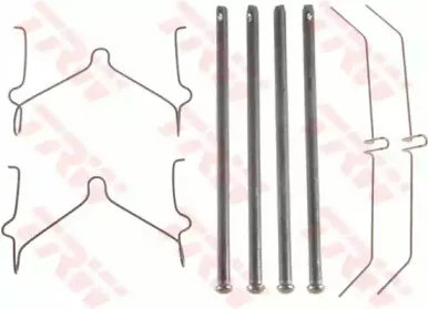 Комплектующие, колодки дискового тормоза TRW купить