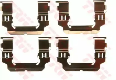 Комплектующие, колодки дискового тормоза TRW купить