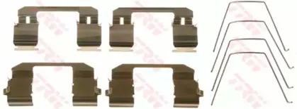 Комплектующие, колодки дискового тормоза TRW купить