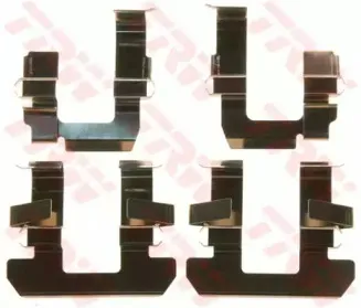 Комплектующие, колодки дискового тормоза TRW купить