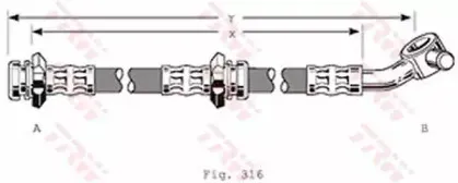 Тормозной шланг TRW купить