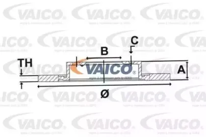 Тормозной диск VAICO купить