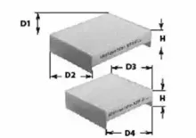 Фильтр, воздух во внутренном пространстве CLEAN FILTERS купить