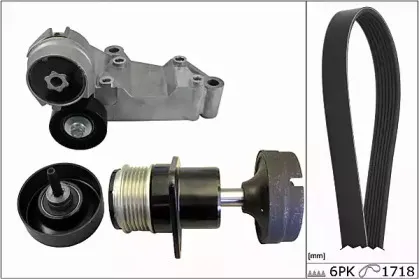 Поликлиновой ременный комплект HEPU купить