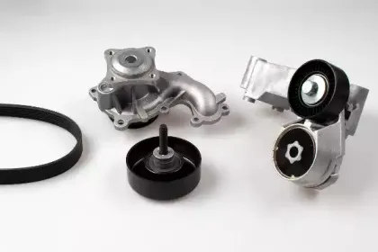 Водяной насос + комплект ручейковых ремней HEPU купить