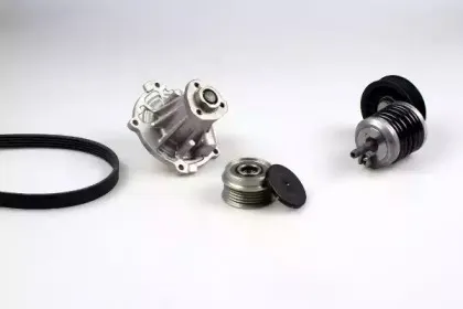 Водяной насос + комплект ручейковых ремней HEPU купить