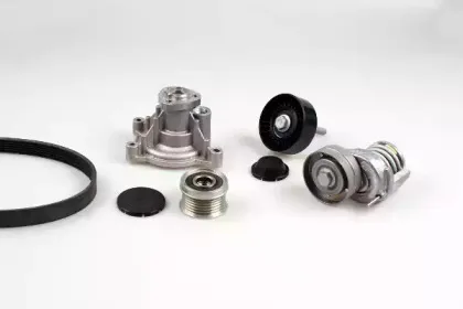 Водяной насос + комплект ручейковых ремней HEPU купить