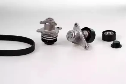 Водяной насос + комплект ручейковых ремней HEPU купить