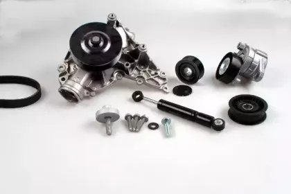 Водяной насос + комплект ручейковых ремней HEPU купить