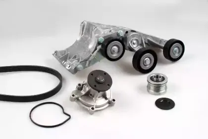 Водяной насос + комплект ручейковых ремней HEPU купить