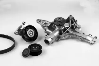 Водяной насос + комплект ручейковых ремней GK купить