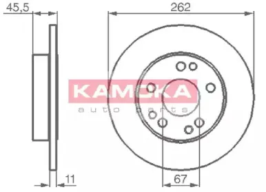 Тормозной диск KAMOKA купить