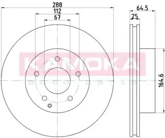 Тормозной диск KAMOKA купить