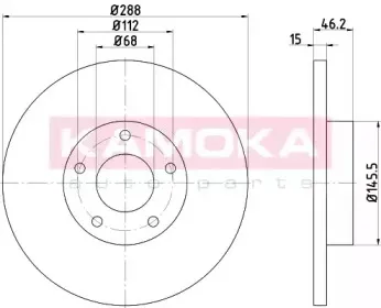 Тормозной диск KAMOKA купить