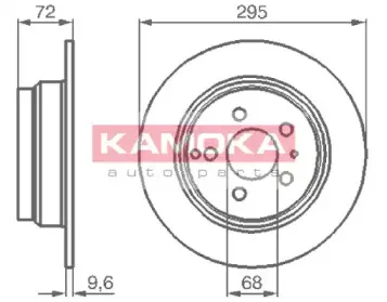 Тормозной диск KAMOKA купить