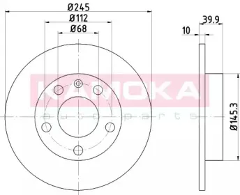 Тормозной диск KAMOKA купить