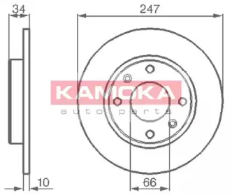 Тормозной диск KAMOKA купить
