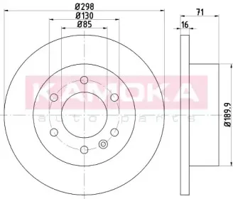 Тормозной диск KAMOKA купить