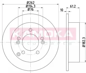 Тормозной диск KAMOKA купить