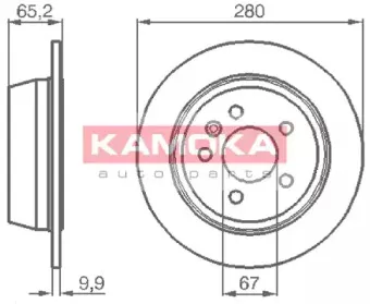 Тормозной диск KAMOKA купить