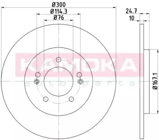 Тормозной диск KAMOKA купить