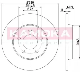 Тормозной диск KAMOKA купить