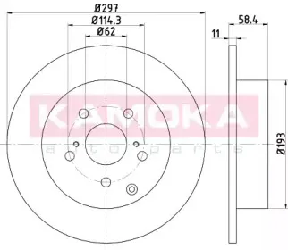 Тормозной диск KAMOKA купить
