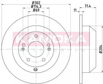 Тормозной диск KAMOKA купить