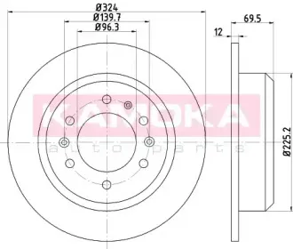 Тормозной диск KAMOKA купить
