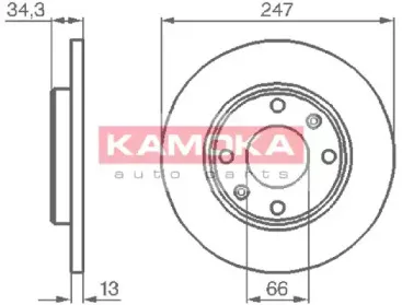 Тормозной диск KAMOKA купить
