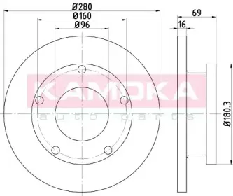 Тормозной диск KAMOKA купить