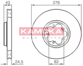 Тормозной диск KAMOKA купить