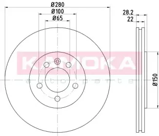 Тормозной диск KAMOKA купить
