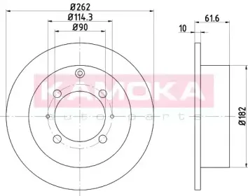 Тормозной диск KAMOKA купить