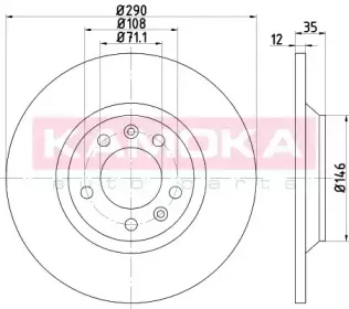 Тормозной диск KAMOKA купить